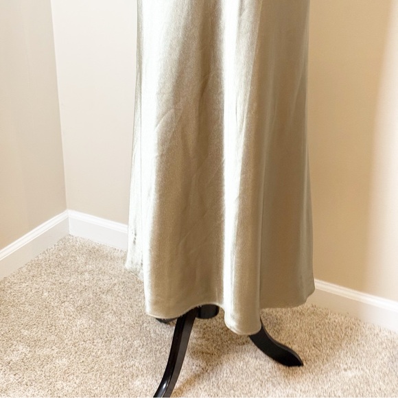 Jenny Yoo Collection Alessia satin high neck woman bridal back strap dress 4 - Picture 7 of 13